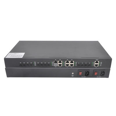 attrezzatura a fibra ottica del porto PON di 60W EPON 10g GPON OLT 8