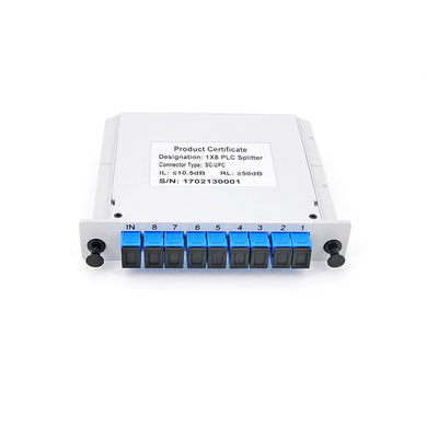 PDL basso del separatore di Gpon 1x8 della carta della cassetta del connettore ottico di UPC