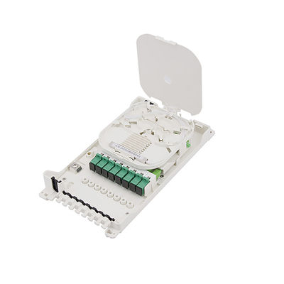 Scatola terminale a fibra ottica IP66 2 del porto di Ftth 8 dell'ABS di Fttx in 8 verso l'esterno due strati