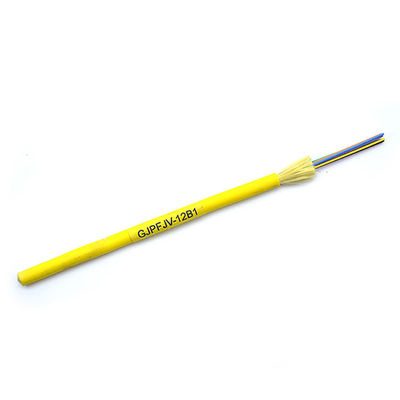 Cavo flessibile dell'interno di Ftth del centro del cavo a fibre ottiche G652D 2 dell'allarme OM3