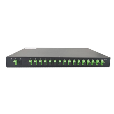separatore a fibra ottica dello SpA del supporto di scaffale di 1x16 1U per la telecomunicazione