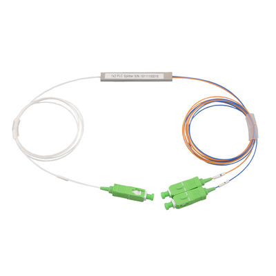 Connettore a fibra ottica dello Sc del separatore 1x2 1650nm di Gpon della metropolitana d'acciaio