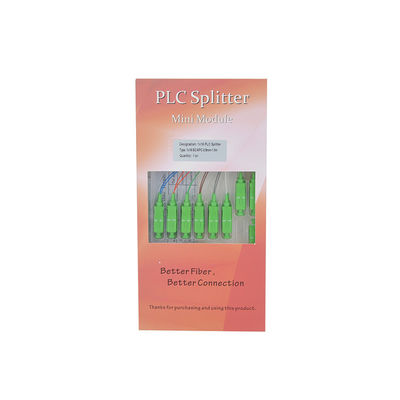 4 potere ottico 1550nm G657A1 tubolare d'acciaio del separatore della fibra di modo 1x4