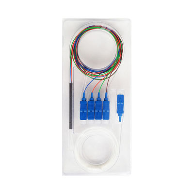 4 potere ottico 1550nm G657A1 tubolare d'acciaio del separatore della fibra di modo 1x4