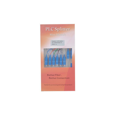 Separatore ottico passivo Gpon 1310nm del separatore FTTX della fibra di modo di UPC 8
