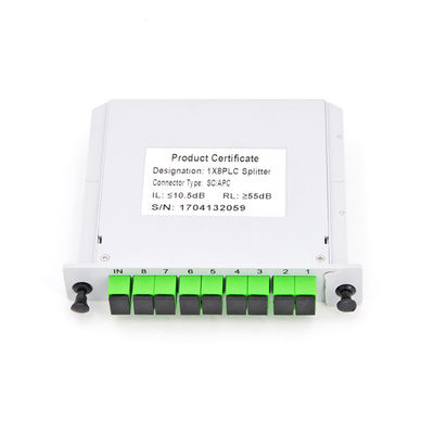 Separatore a fibra ottica modulare 1x8 dello SpA che inserisce PDL basso Divisor De Fibra