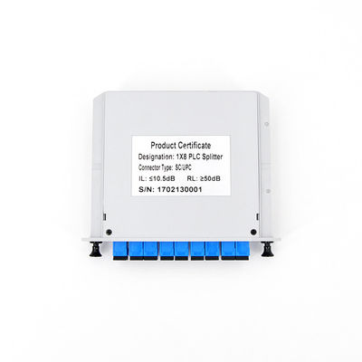 PDL basso del separatore di Gpon 1x8 della carta della cassetta del connettore ottico di UPC