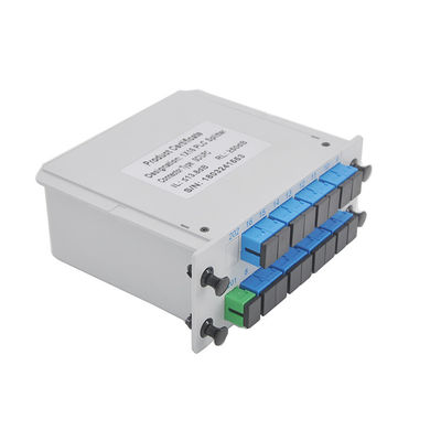 Perdita di inserzione bassa a fibra ottica del separatore APC dello SpA di divisore 1x16 della cassetta