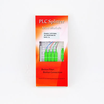 rete passiva del connettore 1.5m FTTH di Gpon APC del separatore a fibra ottica dello SpA 1x4
