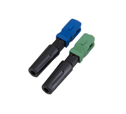 blu veloce ottico del connettore dello Sc 5507 Lc del connettore di cavo 0.25db montabile sul posto