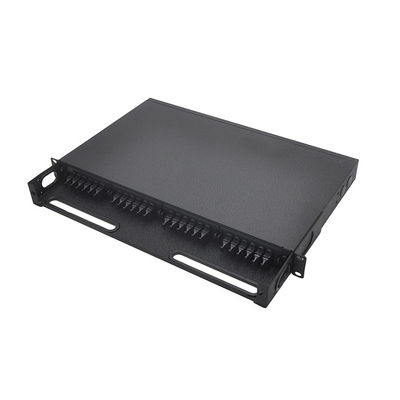 il tipo a 19 pollici scaffale delle cassette del quadro d'interconnessione del cavo di toppa di 1U MPO MTP ha montato fisso
