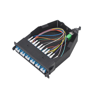 Connettore standard del duplex della scatola delle fibre LGX del cavo di toppa di OM3 MPO MTP LC 12