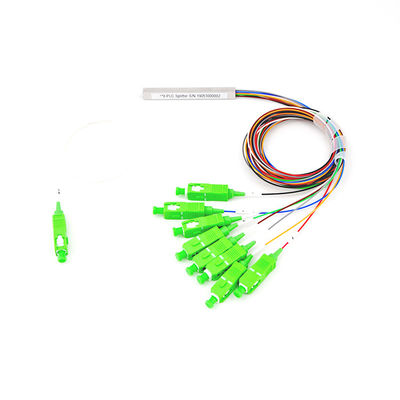 Separatore a fibra ottica 1x8 mini G657A1 MP dello SpA delle Telecomunicazioni di CATV