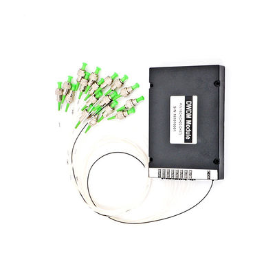 Contenitore di ABS del modulo di Cwdm Mux Demux di Manica di 16CH OADM DWDM MUX DEMUX 8