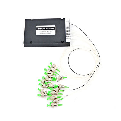 Contenitore di ABS del modulo di Cwdm Mux Demux di Manica di 16CH OADM DWDM MUX DEMUX 8