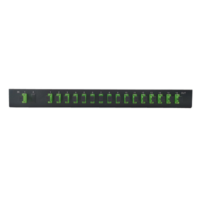 separatore a fibra ottica dello SpA del supporto di scaffale di 1x16 1U per la telecomunicazione